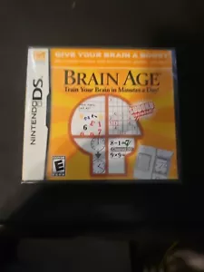 Brain Age: Train Your Brain in Minutes a Day (Nintendo DS, 2006) New / Sealed - Picture 1 of 4