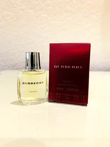 BURBERRY FOR MEN EAU DE TOILETTE 0.15FL.OZ 4.5mLe(BRAND NEW) - Picture 1 of 6
