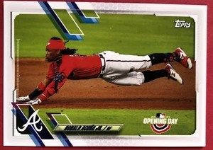 2021 Topps Opening Day Ronald Acuna Jr. #150 Atlanta Braves Superstar - Picture 1 of 4
