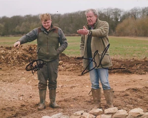 Jeremy Clarkson / Kaleb Cooper **HAND SIGNED** 8x10 photo ~ AUTOGRAPHED - Picture 1 of 1