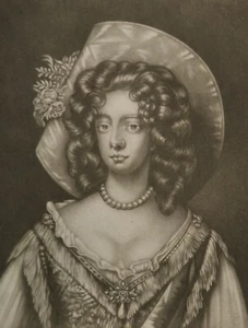Original 1815 Antique Engraving Print Elizabeth Countess Of Kildare Earlom Turne - Picture 1 of 3