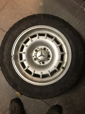 Mercedes Barockfelge Barock Felge 6Jx14 200/60-14 Reifen Rial 1084000902 ET19 - Bild 1 von 4