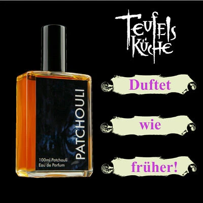 Teufelsküche Patchouli Natur, original wie in den 70er/80er Jahren, 100ml Gothic - Bild 1 von 4