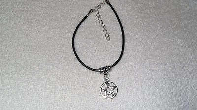 Pulseira de pulso estrela pentagrama satânico tornozeleira acessório de moda joia  - Imagem 1 de 2