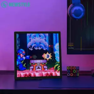 LED Pixel Matrix Bluetooth Smart Display 64x64 RGB Digital Lamp Panel DIY Art Di - Picture 1 of 9