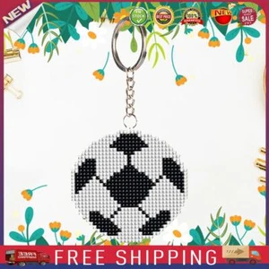 Full Pearl Football Keyring Keychain Embroidery Bag Cross Stitch Bag Ornaments - Picture 1 of 8