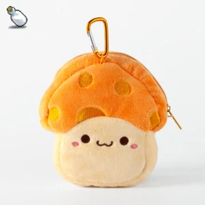 MapleStory Plush KeyChain KeyRing Pouch OrangeMushroom BTS Jimin Seokjin Limited - Picture 1 of 5