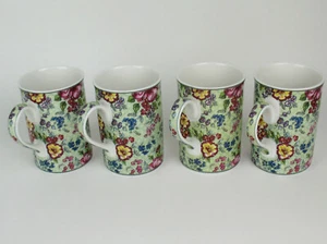 Set x 4 Mugs Royal Albert Hartington Afternoon Tea II made in Indonesia - Picture 1 of 4