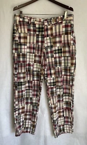 Madras Hose Jos. A. Bank Herren 35x29 Patchwork Indian Multicolor Golf - Bild 1 von 15