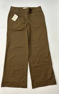 London Jean The Marisa Fit Chino Wide Leg Pants Women’s Size 6 Long Brown - Picture 1 of 8