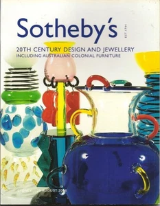 SOTHEBY’S 20c Design Italian Glass Australian Featherston Colonial Furniture Cat - Imagen 1 de 1