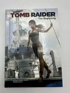 Tomb Raider The Beginning Prelude Comic Hard Cover Book - Open - Dark Horse - Picture 1 of 8