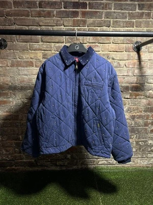 Supreme x B. B. Simon Quilted Work Jacket Blue Sz. XL - Image 1 of 4