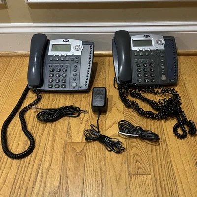 2 AT&T 945 Small Business System 4-Line Phone w 1 Power Cord Tested Works Reset - Image 1 of 4