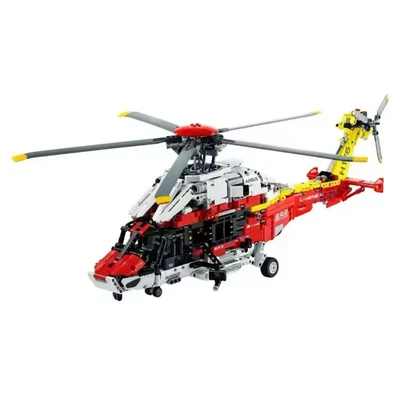 *NEW* UNBRANDED MOC 42145 Technic Airbus H175 Rescue Helicopter Building Blocks - Image 1 of 4