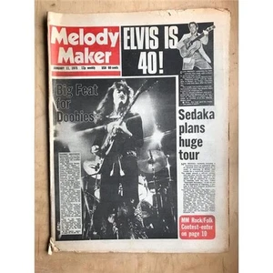 DOOBIE BROTHERS MELODY MAKER MAGAZINE JANUARY 11 1975 - DOOBIE BROTHERS COVER + - Picture 1 of 1