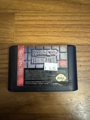 RoboCop VS Terminator (Sega Genesis, 1993) Tested Authentic Game Cartridge Only - Image 1 of 4