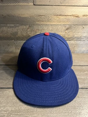 Vintage Chicago Cubs New Era 59Fifty Hat Cap Size 7 1/8 MLB Baseball Made In USA - Image 1 of 4