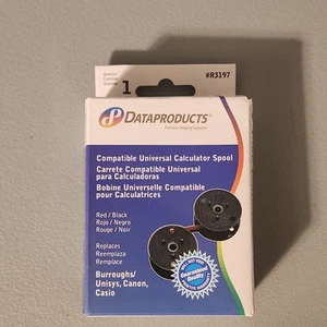 Dataproducts R3197 Compatible Universal Calculator Ribbon Spool Black/Red - Picture 1 of 5