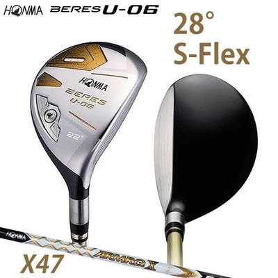 HONMA BERES U-06 Hybrid Utility 28° 2Star ARMRQ X47 Graphite S-Flex Japan NEW - Image 1 of 4