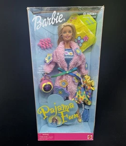 NUEVO PIJAMA DIVERTIDO MUÑECA BARBIE 26883 ALMOHADA INFLABLE NRFB 1999 MATTEL TARGET SP ED - Imagen 1 de 6