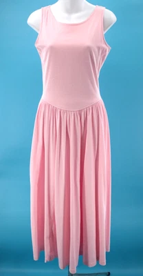 VTG Women's 80s 90s Light Pink Laura Ashley Maxi Sun Dress XS/S 1980s 1990s - Image 1 of 4