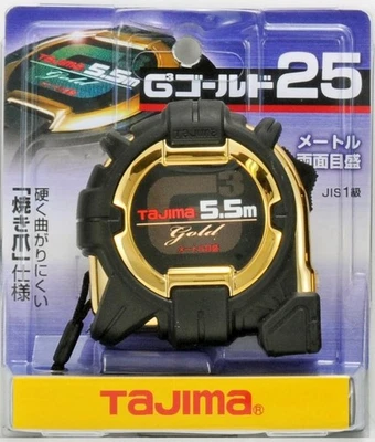 Cinta métrica Tajima Gold Lock 2,5 mm 5,5 M G3 Gl25-55SBL Alto Japón Envío gratuito nueva Foto 1 de 4