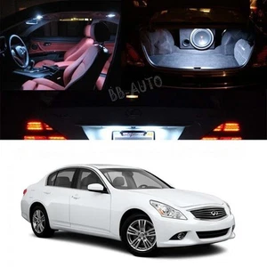 Kit de lámpara de paquete de bombilla interior LED de xenón blanco para 11-12 Infiniti G25 13 piezas - Imagen 1 de 1