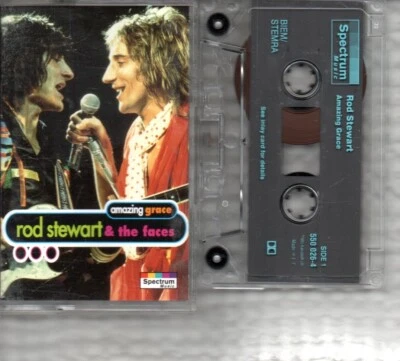 ROD STEWART & THE FACES - Amazing Grace - Cassette Tape Album Foto 1 de 2