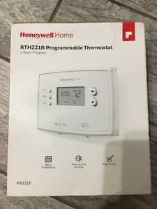 Honeywell 1 Week Programmable Thermostats RTH221B new open box - Picture 1 of 5