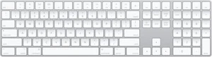 Apple Magic Keyboard with Numeric Keypad: Wireless, Bluetooth - MQ052LL/A - Photo 1/3