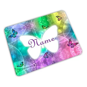 Schneidebrett personalisiert Schmetterling mit Name / Vesperbrett /Brotzeitbrett - Bild 1 von 10