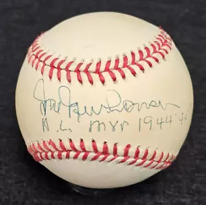 HAL NEWHOUSER Signed AL MVP 1944-45 Official Baseball-HOF-DETROIT TIGERS-PSA - Picture 1 of 8