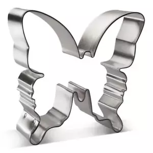 Butterfly Cookie Cutter 4.5'' Metal Spring Summer Cookie Cutter Bug Cookie - Picture 1 of 13