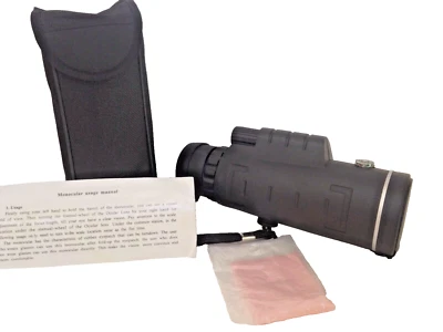 High Power HD Monocular Telescope 40x60  with Tripod Connection - Image 1 of 4