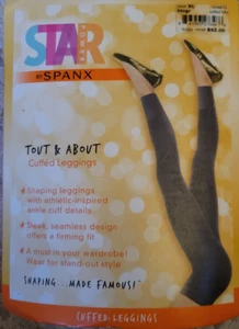 Neu mit Etikett Spanx Star Power Tout & About formende Leggings mit Bündchen Größe XL grau meliert - Bild 1 von 5