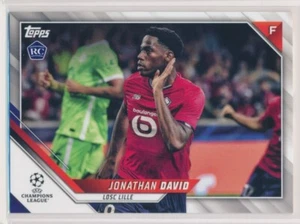 2021-22 Topps UCL Collezione Foto Variazione Jonathan David SP #176.2 Rookie RC - Foto 1 di 2