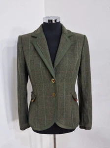 Joules Tweed Jacket Women UK 12 Blazer Toad Equestrian Hunt READ Charing Green  - Picture 1 of 14