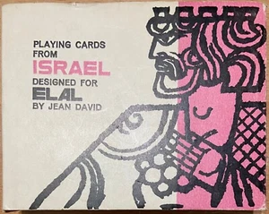 Vintage Poker Playing Cards from Israel (designed for EL AL by Jean David) - Zdjęcie 1 z 3