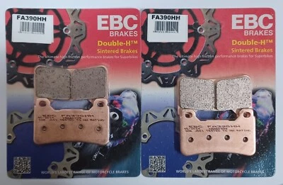 Pastillas de freno de disco delanteras sinterizadas EBC (2 juegos) se adaptan a HONDA CBR600RR (2005 a 2016) Foto 1 de 4