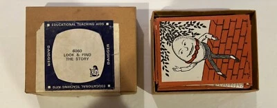 Vtg. Educational Teaching Aids-6060-Look & Find the Story-Cards-Daigger - Image 1 of 4