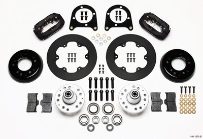 Kit de frenos delanteros DragRace Ford F1, F2, F3, F4, Anglia Wilwood Dynalite, rotores de 10,75" Foto 1 de 2