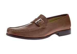 DTI BB Signature Metero Mens Leather Shoes Handmade Slip-On Dress Loafer - Picture 1 of 7