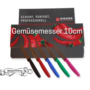 Giesser Messer SP 10cm Gemüsemesser Spickmesser Küchenmesser versch.Farben - Bild 1 von 6