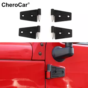 4X Replacement Door Hinges Kit for 2007+ Jeep Wrangler JK Unlimited Accessories - Picture 1 of 11