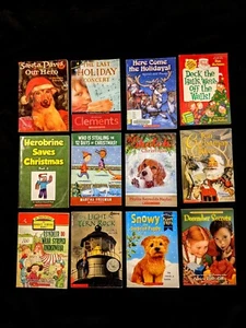 Lot of 12 children's Christmas chapter books Boy Themed - Picture 1 of 6