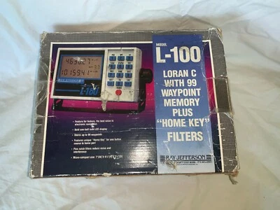 RARO Ray Jefferson Loran C l-100 Buscador de Peces NUEVA CAJA ABIERTA Foto 1 de 4