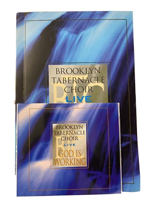 BROOKLYN TABERNACLE CHOIR:LIVE/GOD IS WORKING Choral Book/CD Combo~2000~New - Image 1 of 2