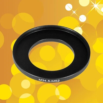 M34.5x0.5 Male to M52x0.75 52 Female thread adapter Step-Up Ring for El-Nikkors - Image 1 of 3