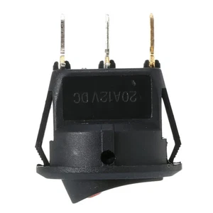 On Off Rocker Switch Red Led Fog Light Lamp Symbol Car Van Truck 23mm DC 12V 20A - Imagen 1 de 6